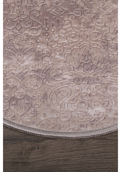 Nova Kahve Oval 60x100 + 50x60 Cm 2'li Banyo Paspası Seti Kaymaz Çok Renkli