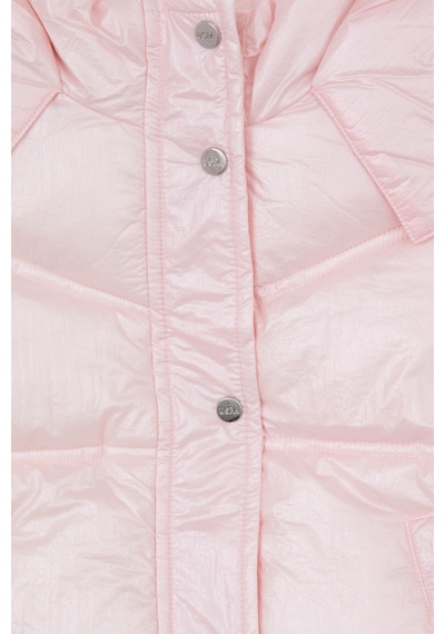 U.S. Polo Assn. Kız Çocuk Açık Pembe Kapüşonlu Mont 50313056-VR078