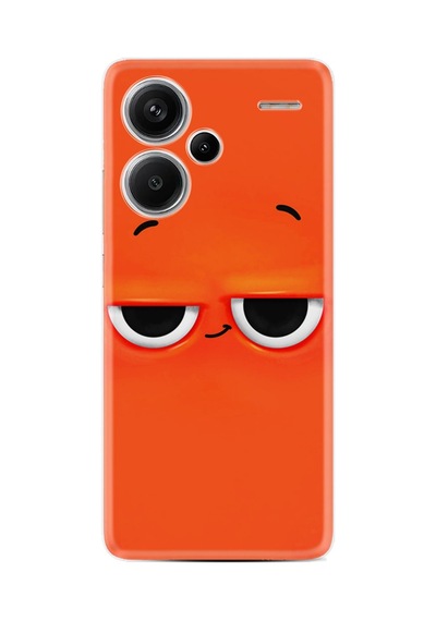 Redmi Note 13 Pro 5g Kılıf Kılıf Desenli Silikon Platinium Series Orange 1830