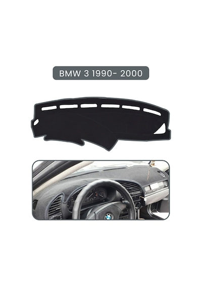 Bmw 3 E90torpido Koruma Halısı Gri Kenar