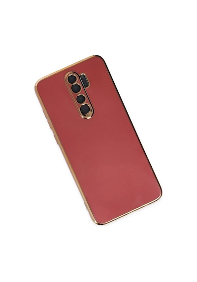Newface Xiaomi Redmi Note 8 Pro Kılıf Volet Silikon Glblseme - 64 - Kırmızı