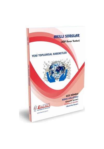 İlkumut Yayınları - Yeni Toplumsal Hareketler Konu Anlatımlı - Çözümlü Sorular