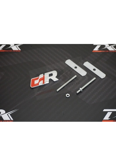 Volkswagen R R32 R36 Gtı Racing Krom Metal Ön Panjur Vidalı Logo