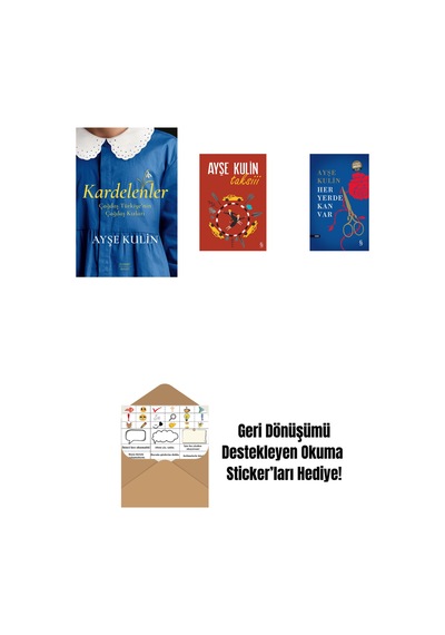 Kardelenler + Taksiii + Her Yerde Kan Var Midi Boy + Okuma Sticker'ları