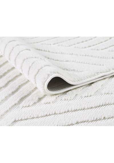 Mariesse Home Elit Bukleli Yumuşak Peluş Post Shaggy Çocuk Odası Oturma Odası Salon Mutfak Halısı 0771a Beyaz