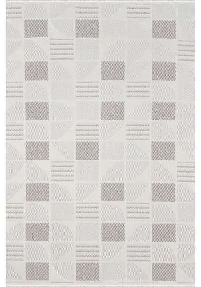 Woolen Halı Venis Bukle Halı 8803 Bej Renkli