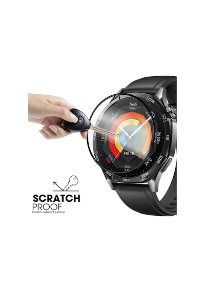 Huawei Watch Gt 5 Pro 46mm Full Ekran Nano Saat Koruyucu 41mm/42mm Değildir