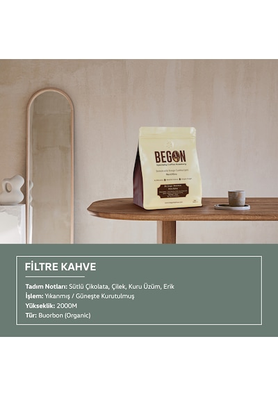 Begon Kahve Nord Kivu Nitelikli Filtre Kahve Öğütülmüş 2 x 250 G