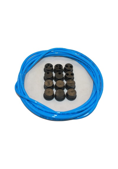 Somet 3 Metre 4.3x2.7mm Pnömatik Hortum Seti Tekstil Makinesi Hava Dağıtım Nozul Manifold Set