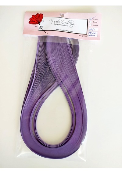 Quilling Kağıt Şerit 3mm Koyu Menekşe Moru