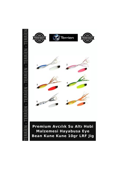 Premium Avcılık Su Altı Hobi Malzemesi Hayabusa Eye Bean Kune Kune 10gr Lrf Jig