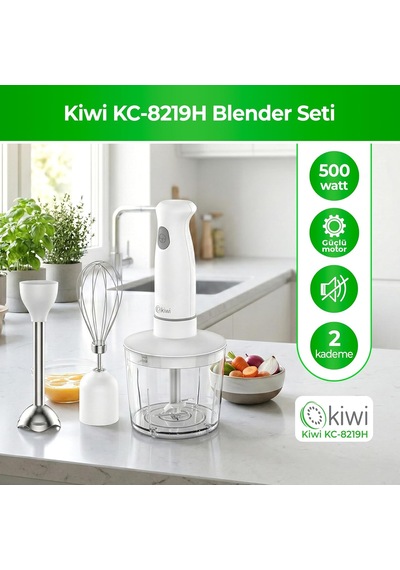 Kiwi KC-8219H 500 W El Blender Seti