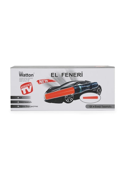 Watton Wt-267 Q5 Led Güçlü Pilli El Feneri Çok Renkli