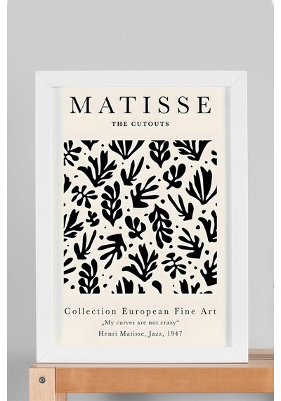 Henri Matisse Jazz The Cut-outs Çerçeveli Tablo - Eklektik Tarz Duvar Dekoru