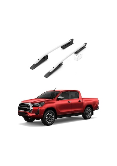 Turtle Toyota Hilux 2005-2014 Tavan Çıtası Falcon Gri