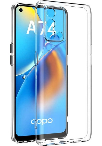 Adige Oppo A74 Kılıf Kamera Korumalı Süper Silikon