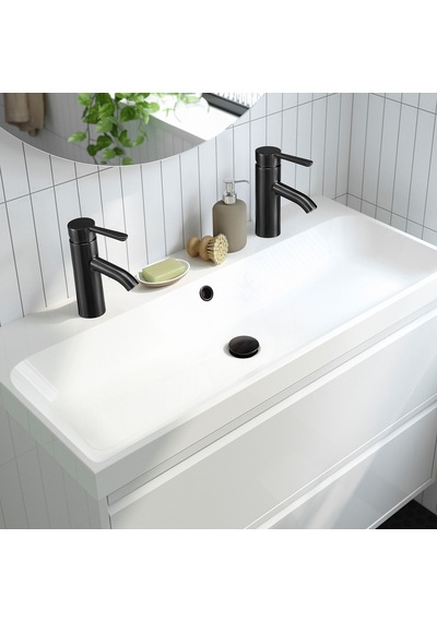 Dalskar, Lavabo Bataryası, Siyah, 18 Cm