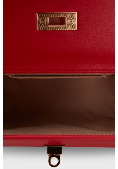 Love Moschino Logolu Çıkarılabilir Askılı Çanta Kadın Çanta Jc4118pp1plo3500 Kırmızı