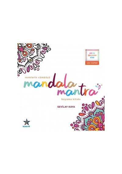 Renklerin Cümbüşü Mandala Boyama Kitabı Çok Renkli