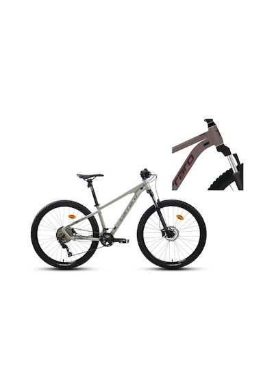 Carraro Crx 720 Erkek Dağ Bisikleti 360h Hd 27.5 Jant 20 Vites Kızıl Gümüş Bordo Çok Renkli