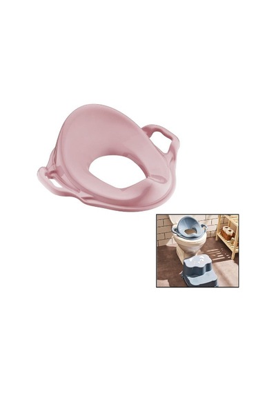 Veraura Lifestyle Pembe Kulplu Çocuk Klozet Adaptörü