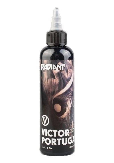 Victor Portugal Ink Lining Black - Radiant Tattoo Dövme Boyası - 4oz/120ml