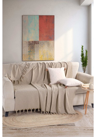 Noble 200x230cm Çift Kişilik Pike Bej - 657656279 Bej - 657656279 Bej