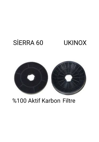 Ukinox Uyumlu Davlumbaz Karbon Filtresi Model Sierra 60 (14Cm) - 480797024