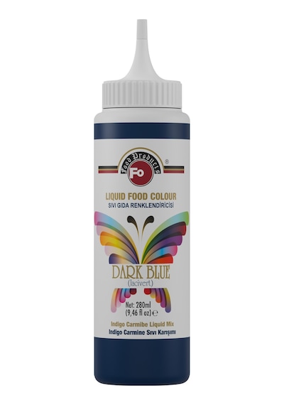 Lacivert Sıvı Gıda Boyası 280 Ml