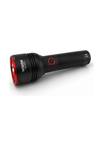 Ws-5572 20watt 2000 Lümen Uzun Menzilli Usb Type-c Şarjlı El Feneri Açık Ahşap