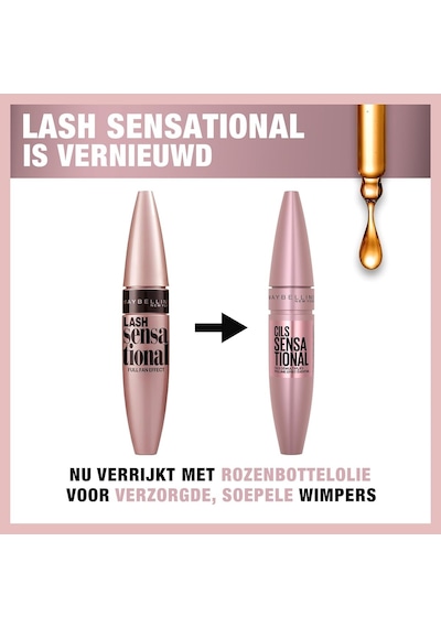 Maybelline New York Lash Sensational Yelpaze Etkili Intense Black Maskara - Ekstra Siyah 1 Paket 1 X 9.5 Ml Genel