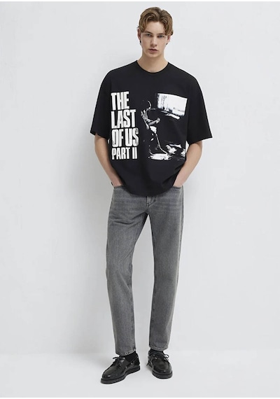 Mavi The Last Of Us Baskılı Siyah Erkek T-shirt M0613195-900