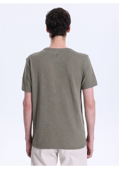 Fabrika Haki Erkek Pamuklu T-shirt F6sm-tst 2900