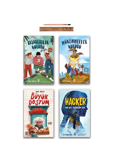 Timaş İlk Gençlik Mükemmeller Kulübü - Başarısızlar Kulübü - Büyük Dostum - Hacker Set 4 Kitap
