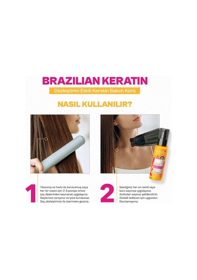 Brazilian Keratin Yoğun Saç Bakım Serumu, 75 Ml Diğer