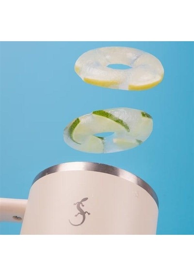 Lurch - Big Cup 1.2 L Fildişi, Paslanmaz Çelik Termos - Uzatılabilir Pipetli, Çift Cidarlı, Sızdırmaz - 270974 Beyaz