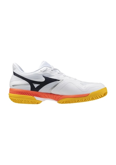 Mizuno Wave Exceed Court Cc Erkek Tenis Ayakkabısı Beyaz / Turuncu Çok Renkli