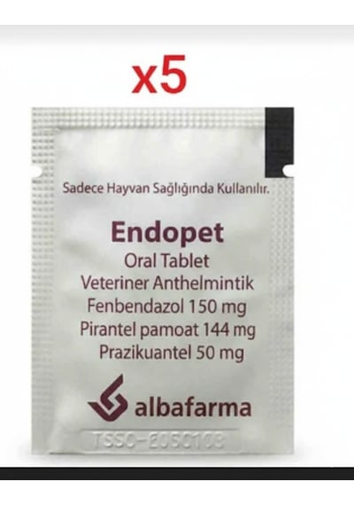 Alfafarm Endopee Kedi Köpek İç Parazt 5'li