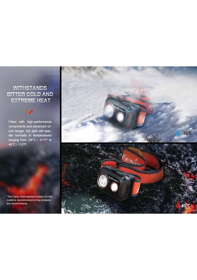 Fenix Hl32r-t 800 Lümen Kafa Feneri Sıyah Genel