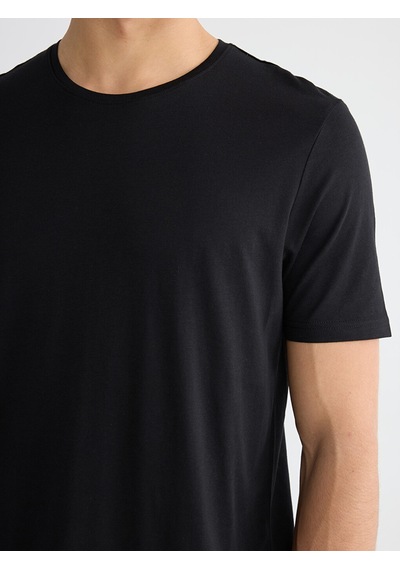 Lcwaıkıkı Classic Siyah Slim Fit Basic Soft Touch Tişört