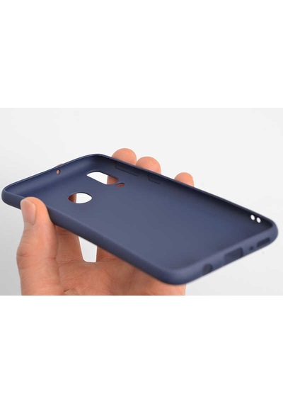 Galaxy M30 Kılıf Zore Premier Silikon Kapak Lacivert