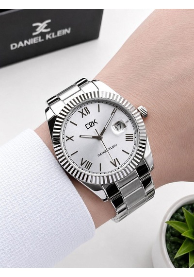 Daniel Klein Damat Ve Takım Elbiseye Özel 2 Yıl Garantili Çelik Kordon Erkek Kol Saati Vs.blkt.0998 Gümüş