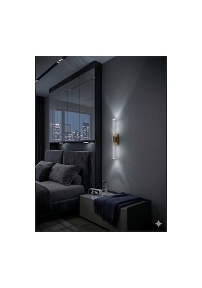 Bubblelight Medium 40 Cm Modern Tasarım Led Aplik - Duvar Lambası - Gold - Elektrikli - Beyaz Led Gold