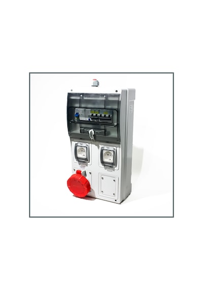 Novsen Ip66 Elektrikli Araç Şarj İstasyonu Panosu 1ad. 5x32a , 2ad. Schuko Priz