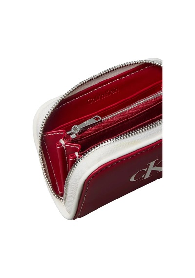 Calvin Klein Contrast Ck Medıum Z, Xll Kırmızı Kadın Cüzdan
