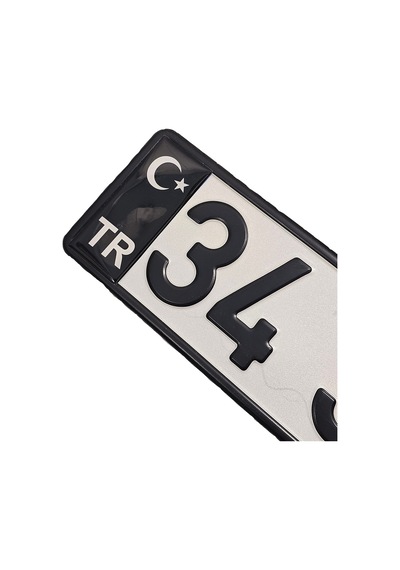 Plaka Tr Siyah Tasarım Damla Sticker Kaliteli Ürün Damla Sayesinde Dayanıklı Malzeme 2 Adet