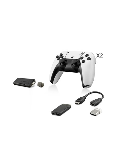 Retro Oyun Stick Hdmi Çift Gamepad Seti 2.4g Kablosuz - Beyaz Hd331 Diğer