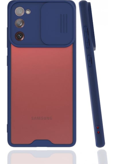 Nettech Samsung Galaxy S21 Fe Uyumlu Platin Kamera Kızaklı Arka