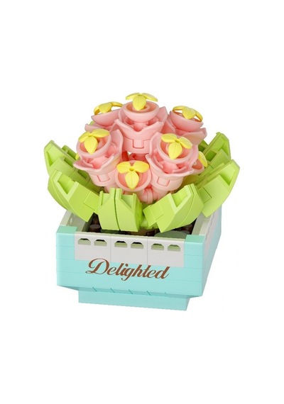 Saksı Çiçekleri Sukulent Serisi 3d Puzzle