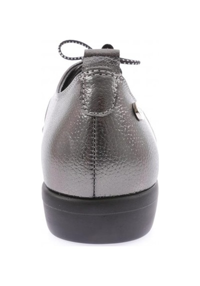 Dgn 4166-23y Kadin İnce Bağcikli Lazer Baskili Ayakkabi 4166-1986-R8998 Gri